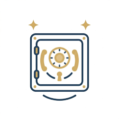 Pillar icon — Secure vault